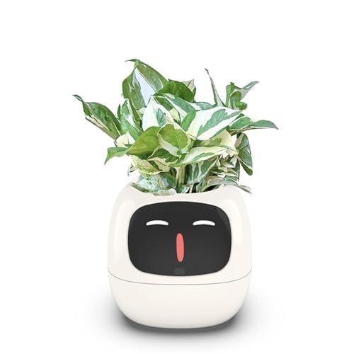 Cultiva con Alegría: Ivy Smart Planter con 49 Expresiones y 7 Sensores Inteligentes